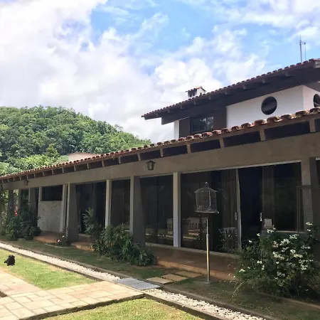 Casa De Campo No Centro De Pomerode Exterior foto