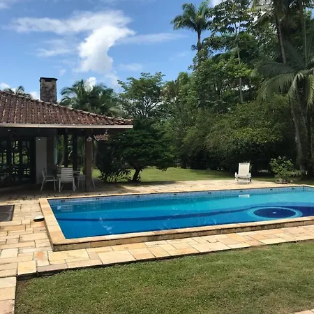 Casa De Campo No Centro De Pomerode Exterior foto