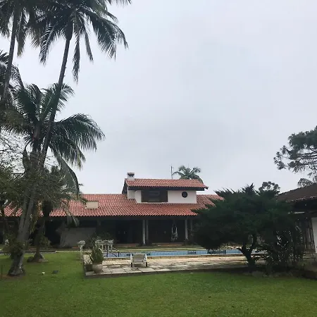 Casa De Campo No Centro De Pomerode Exterior foto