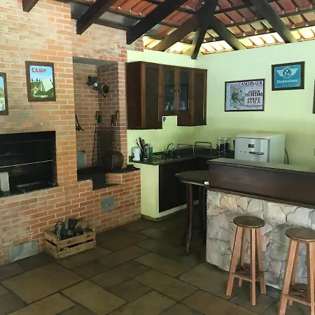 Casa De Campo No Centro De Pomerode Exterior foto